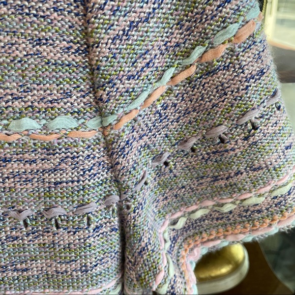 Chanel Short Sleeve Knit Crew Shift Dress - Picture 12 of 14